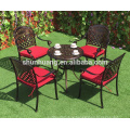 Good price restaurant furniture bistro chair and table metal dining sets